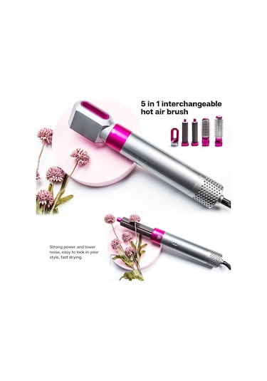 Zz-618 5'i 1 Arada Çok Fonksiyonlu Saç Kurutma Makinesi Tarak Saç Şekillendirici Fırça Saç Şekillendirici