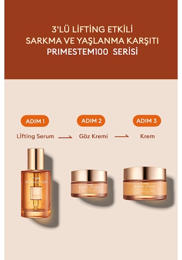 Cilde Sıkı Ve Elastik Görünüm Kazandıran Bakım Seti Time Revolution Primestem100 Set