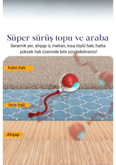 Işıklı Otomatik Hareket Eden Top