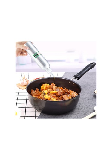 Tenfowee Alüminyum Dışarıda Kullanım Baharat Seti - 4 Şişe 150-250ml + Kaşık, Leke, Hulda Ve Depolama Çantası B Tipi