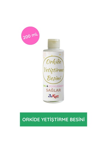 Bykurt Orkide Çiçeklenme Ve Dal Gelişim Besini 200ml Güçlü Organik Takviye 200 ML