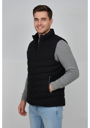 Erkek Spor Şişme Yelek 4023 Bgl-st04911 Siyah