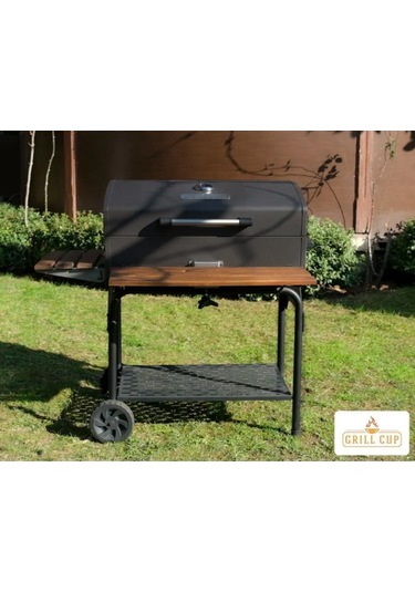 Grimaldi Grıllcup Gc75 Kömürlü Barbekü Bahçe Mangal Elagan Siyah