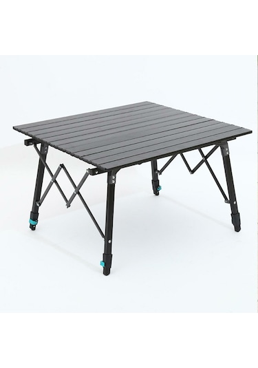 Madfox Skylıte Yüksekliği Ayarlanabilir Kamp Masası Siyah