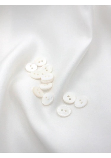 The New Button Doğal Deniz Kabuğundan Düğmeler 11 Mm 12 Adet 276352016