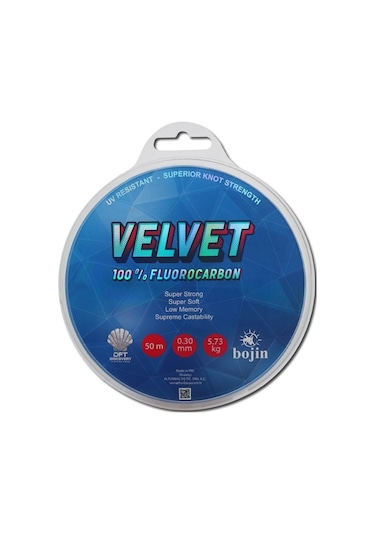 DFT Bojin Velvet Fluorocarbon 50 m 0.30 mm Misina
