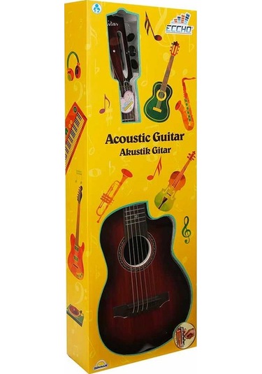 Gerçek Telli Akustik Gitar 69 Cm.