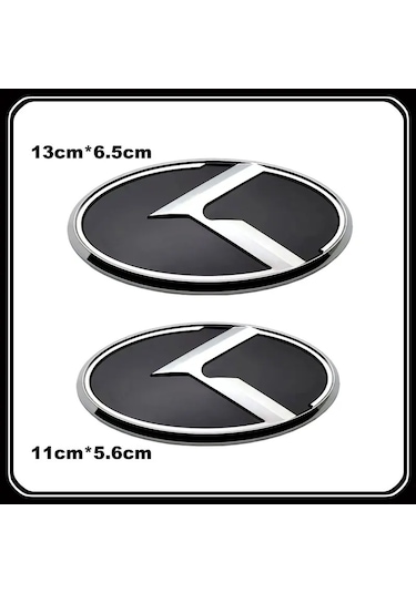 Stil 6-çok Tarzı Modifiye Araba Sticker Araba Ön Ve Arka Logo Rozeti Çıkartması Kıa Forte Optima Sorento Sportage Rio K