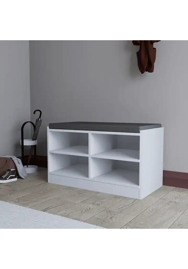 Lucas Ayakkabılık/bench Minder Dahil Beyaz