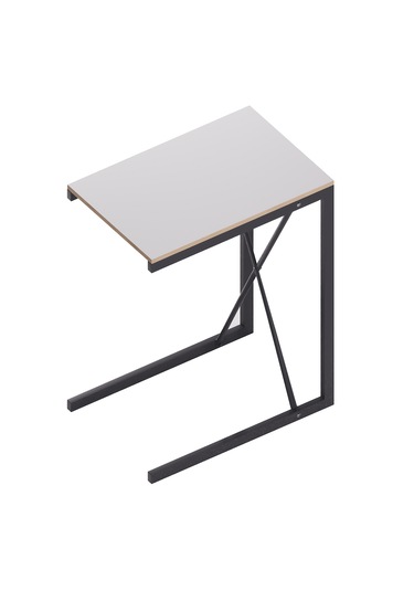 C Sehpa Yan Sehpa Zigon Sehpa Beyaz 1411