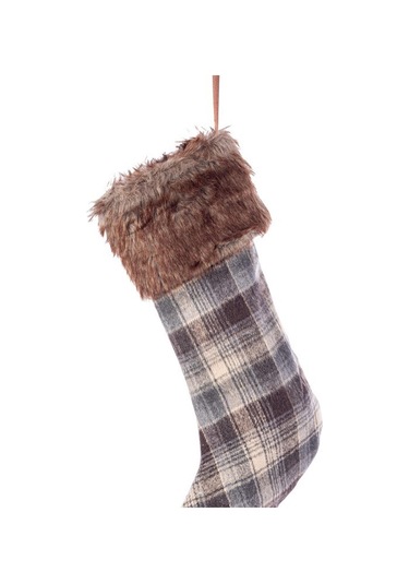 Yılbaşı Süsü Polyester Çorap H 45cm