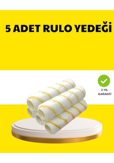 Flzdgnkr 5 Li İnce İşçilik Boya Rulo Seti Pürüzsüz Ve Eşit Kaplama