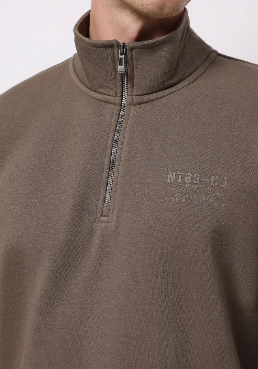 Colins Comfort Fit Erkek Gri Sweatshirt Cl1077098 Q1.v2 Tpe Gri