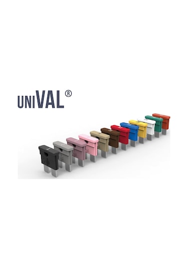 5 Adet 25 Amper Beyaz Standart Bıçak Sigorta 25A MTA