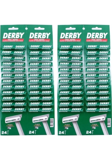 Derby Kullan-At Tıraş Bıçağı Kartela 4 x 24'lü
