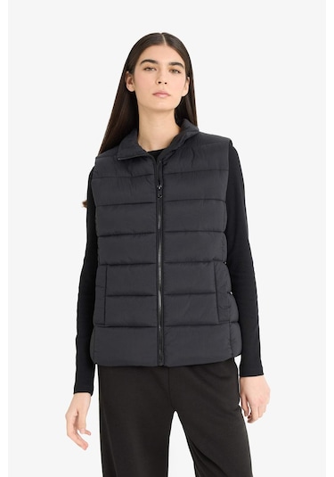 Defacto Su Geçirmez Fermuarlı Şişme Yelek E8587ax25aubk27 Siyah