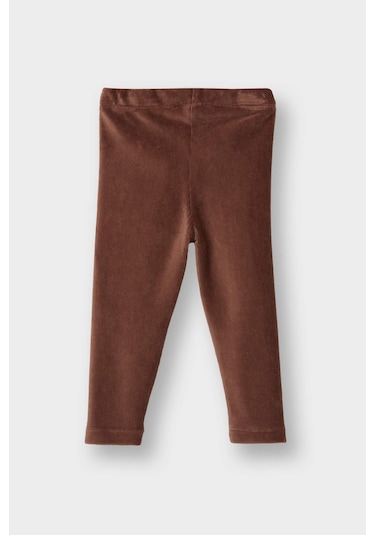Defacto Kız Bebek Düz Paça Fitilli Kadife Tayt Y1083a225wnbn307 Kahve-bn307