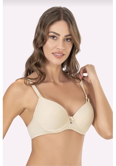 Nbb 3628 Kadın Balenli Kaplı Emzirme Sütyen Tekli Ten