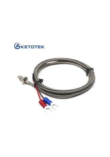 2 Metre K Tipi Termokupl Sıcaklık Ölçüm Sensörü