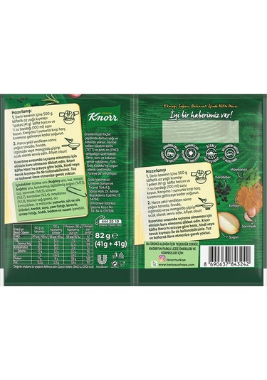 Knorr Köfte Harcı 4 x 82 G