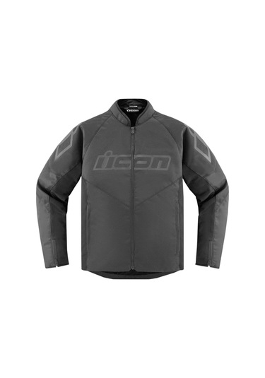 Icon Hooligan Korumalı Motosiklet Montu Siyah