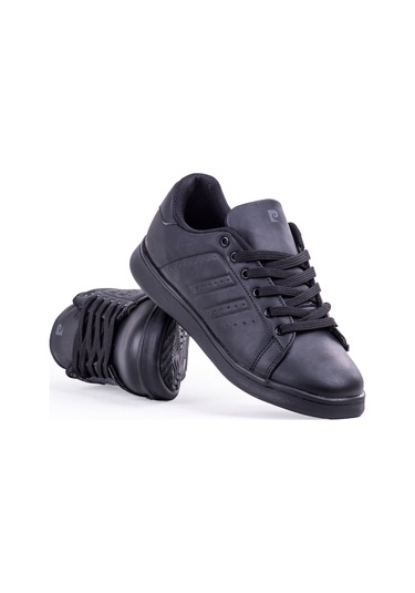 Pierre Cardin 10144 Günlük Sneakers Kadın Spor Ayakkabı Siyah Siyah