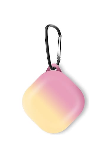 Microsonic Samsung Galaxy Buds 2 Uyumlu Kılıf Degrade Rubber Pembe - Sarı