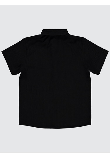 Civil Boys Erkek Çocuk Gömlek 10-13 Yaş Siyah Siyah