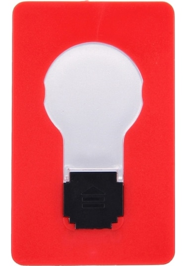 Sones Led Cep Lambası, Yaratıcı Ultra İnce Kart Işığı, Rastgele Renk Teslimatı Çok Renkli