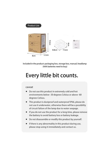 Naturehike Hakino 210 Lümen Kafa Lambası Moss Green Çok Renkli