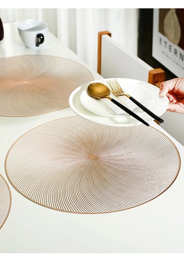 Heavenly Place Mutfak Servisü İçin Yuvarlak Servis Peçeteleri 376221542 Beyaz