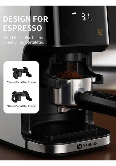 Vosco KD-CG018 200 W Barista Tipi Kahve Değirmeni