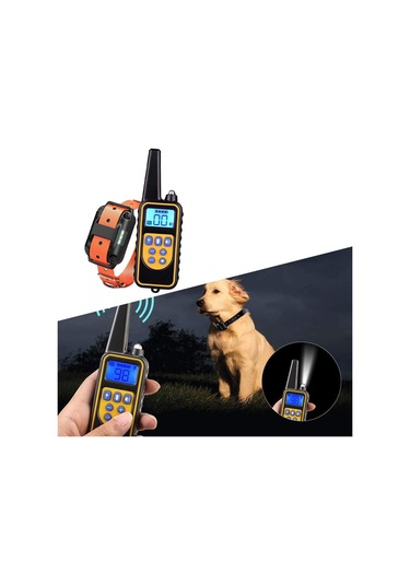 Suntek Köpek Eğitimi Şok Tasması Uzaktan 1-adet-turuncu