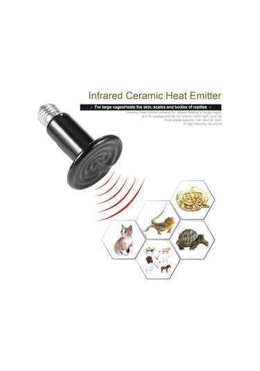 Evcil Hayvanlar İçin Isıtıcılı Kızılötesi Seramik Ampul