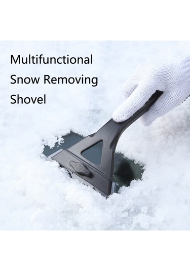 Sones Sbt-4107 Otomobil Çok Fonksiyonlu Kar Temizleme Küreği Kar Kazıyıcı Buzdolabı Buz Çözme Ve Buz Çözme Küreği