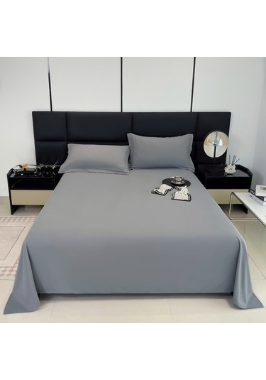 Dofolink Büyük Boy Kraliçe Bedding: Yumuşak, Nefes Alabilir, Çok Renkli Mikrofiber Yatak Örtüsü - Konforlu Uyku İçin Gri