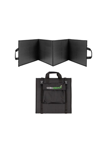 120w Katlanabilir Solar Panel Çanta Siyah Renk Taşınabilir Hızlı Şarjlı Güneş Paneli