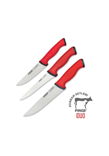 Pirge Duo Profesyonel Kasap Kurban Bıçak Seti - 35135