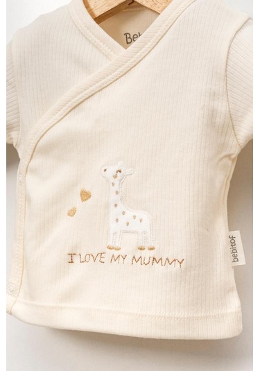 Bebitof %100 Pamuk Yavru Zürafa Desenli 5 Parça Yenidoğan Hastane Çıkışı Zıbın Seti Bbtf.krm.20229.15 Krem Bebitof %100 Pamuk Yavru Zürafa Desenli 5 Parça Yenidoğan Hastane Çıkışı Zıbın Seti Bbtf.krm.20229.15 Krem