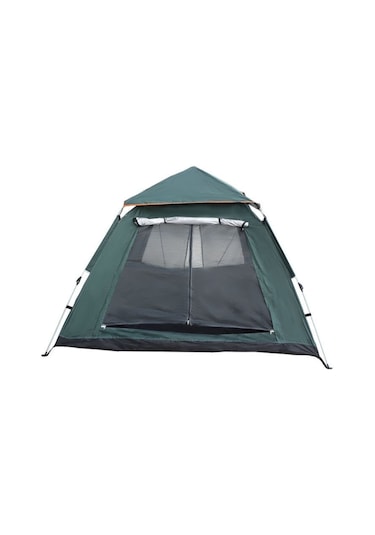 S. Dft 4 Kişilik Otomatik Çadır 2.4x2.4x1.55m - Yeşil Yeşil