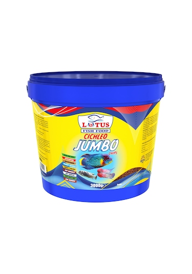 Lotus Ci̇chli̇d Jumbo Chi̇ps 3kg Kova Balik Yemi̇