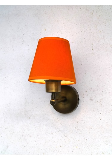 Shimmer Duvar Apliği Eskitme Gold Turuncu Başlıklı Turuncu
