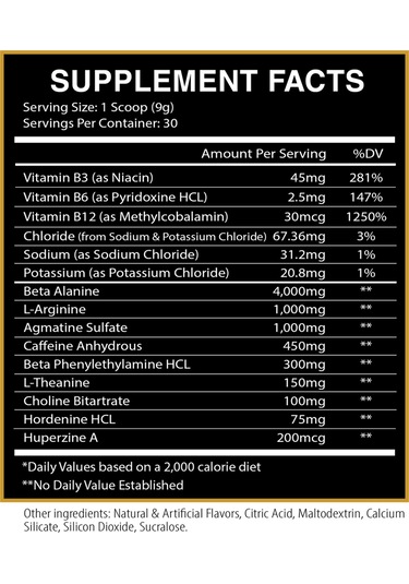 Centurion Labz God Of War Pump Preworkout 268 G