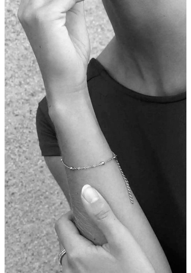 Takı Dükkanı Toplu Forse Zincirli Uzatmalı Paslanmaz Çelik Bayan Bileklik Eck59b Metalik