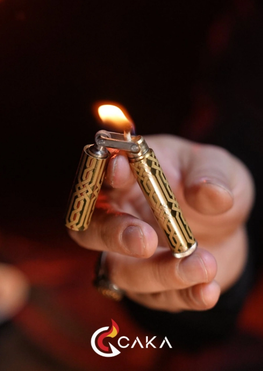 Caka Lighter Catena Gold Çakmak Gold