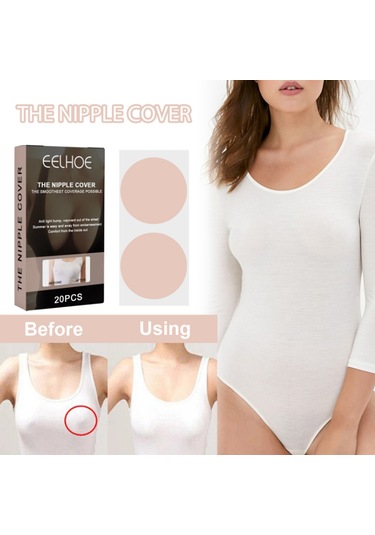 Vkemall 20 Adet Görünmez Ve Cilt Dostu Meme Ucu Kapakları, Rahat Kullanım Sunar