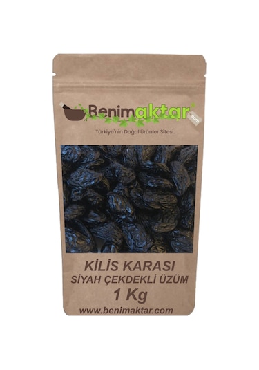 BenimAktar Kilis Karası Çekirdekli Üzüm 1 KG