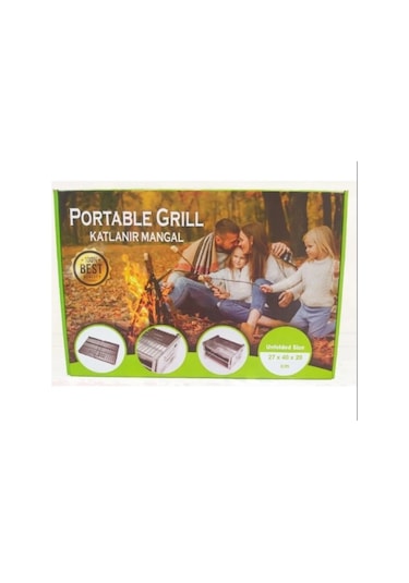 Mizan Çantalı Galvaniz Katlanır Mangal