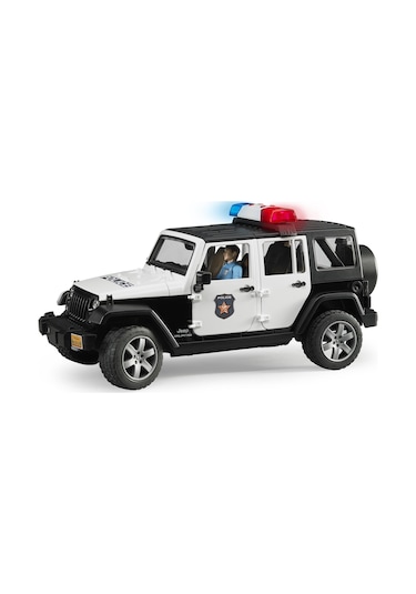 Bruder Jeep Wrangler U.R Polis Aracı Ve Memur - Br02526
