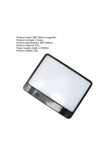 Lemestar "3x Büyütmeli Led Sayfa Büyüteç Lambası - Taşınabilir Ve Ayarlanabilir Aydınlatma"